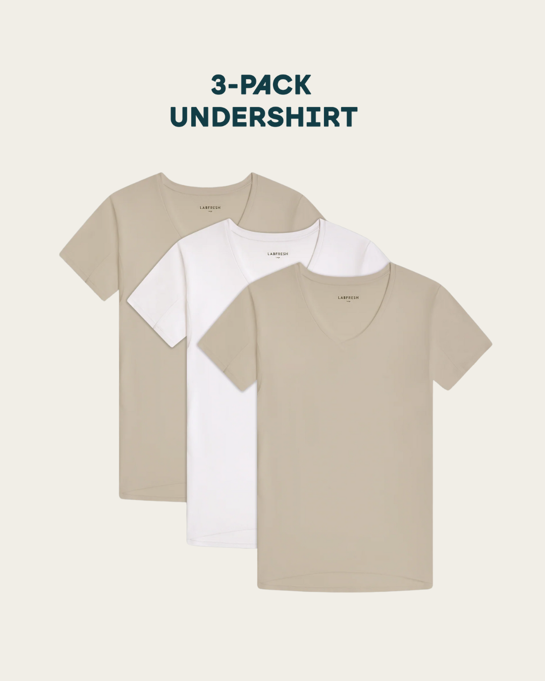 BIO GEAR FIT UNDERSHIRT Lサイズ 3枚セット Sweat-proof Undershirt 3-pack | LABFRESH