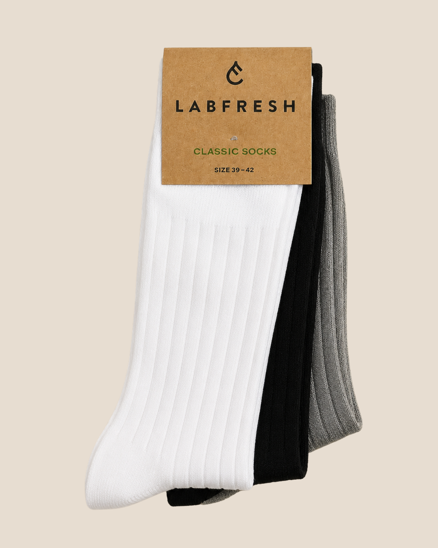 3-pack Classic odour-free socks Mixed