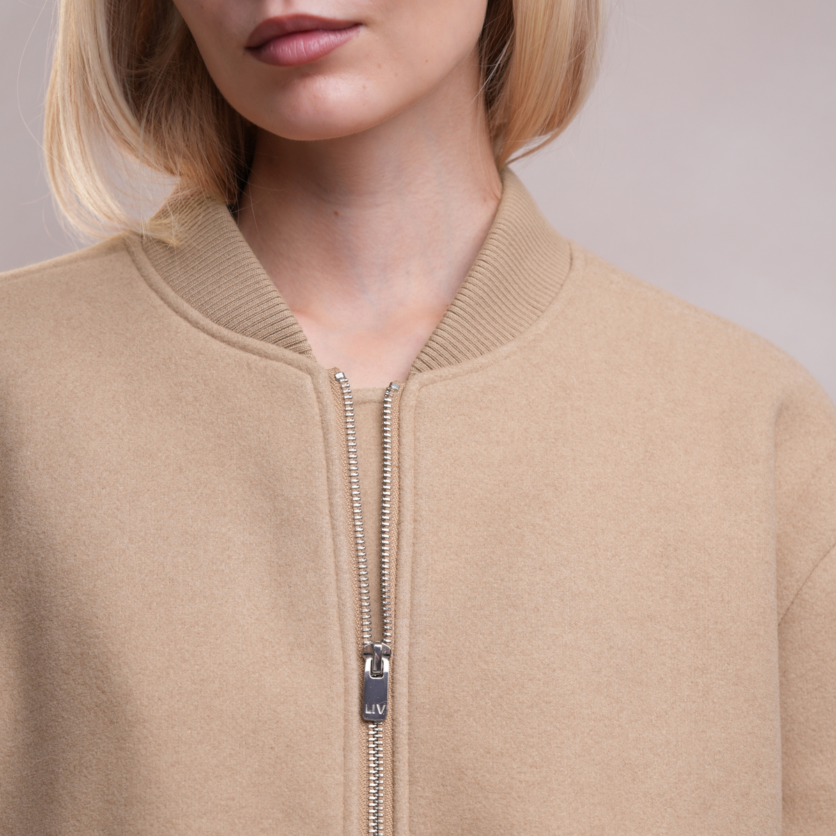 Bomber Jacket - Camel