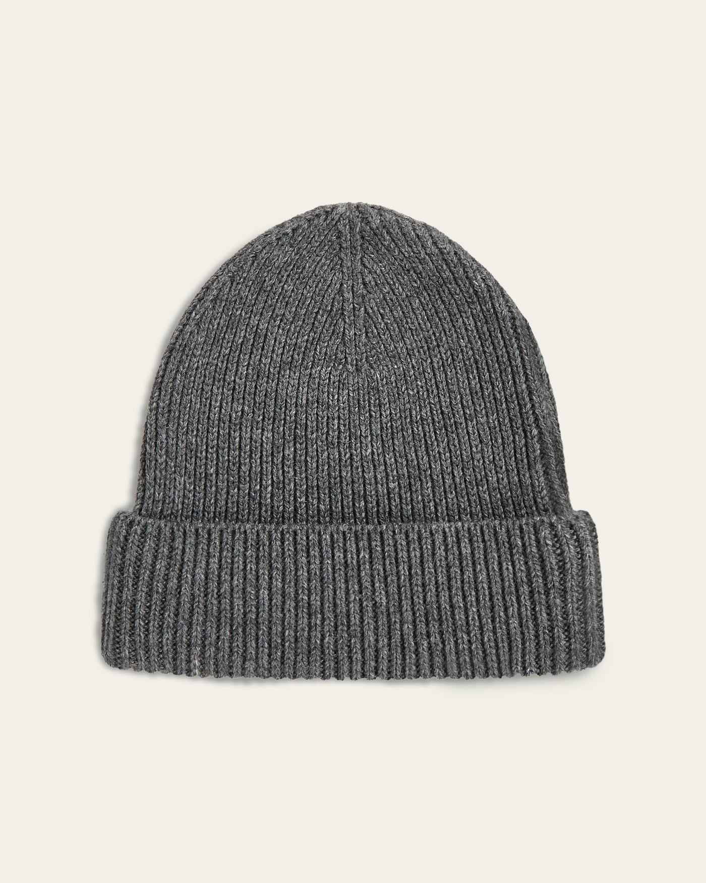 Heavy Seawool Beanie Dark Grey