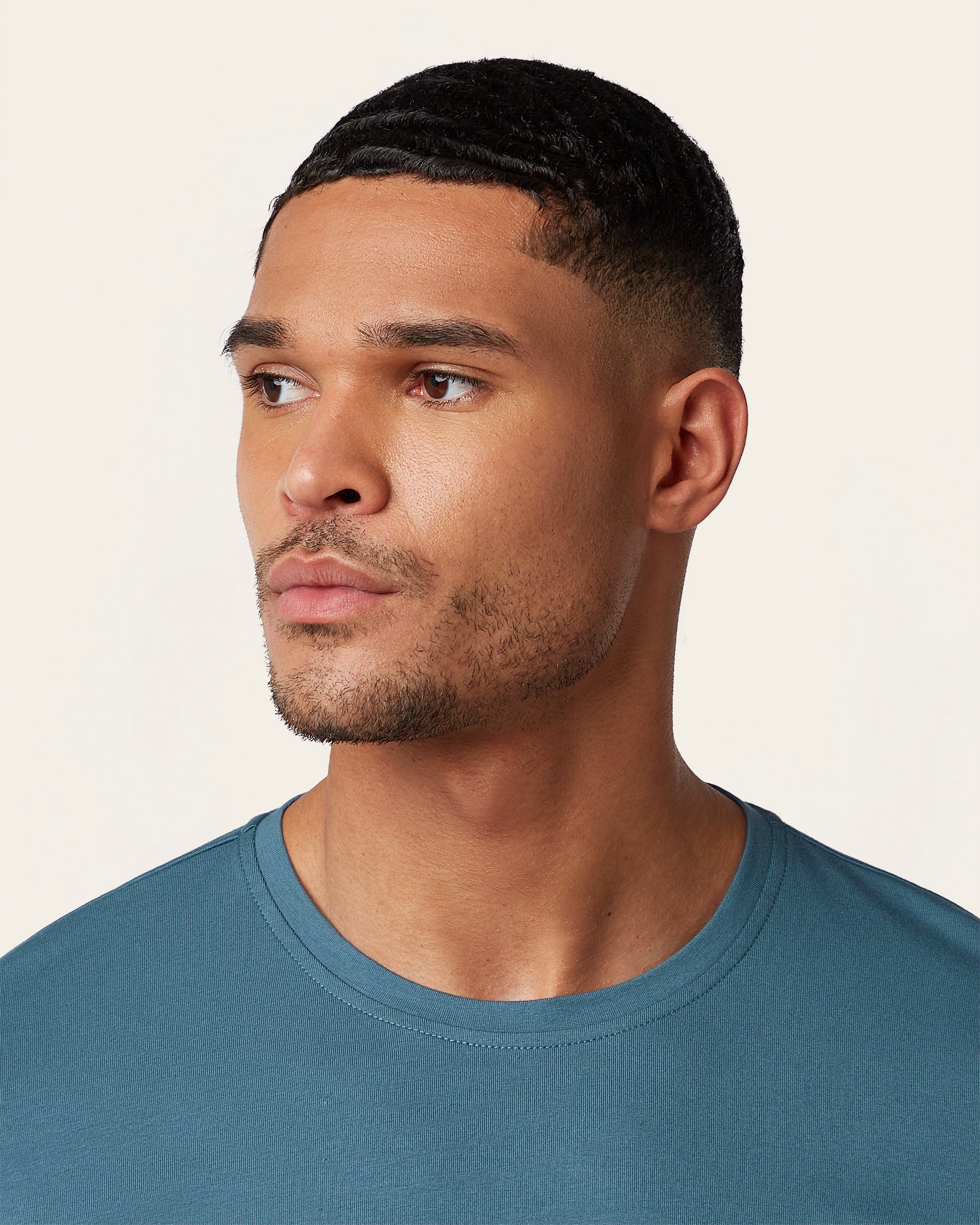 Heavy weight t-shirt Teal Blue