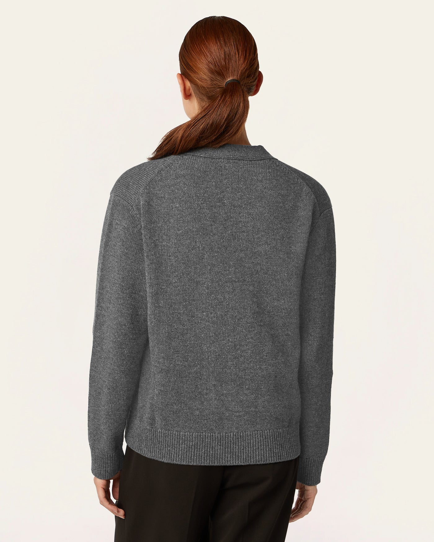 Heavy Seawool Cardigan - Dark Grey
