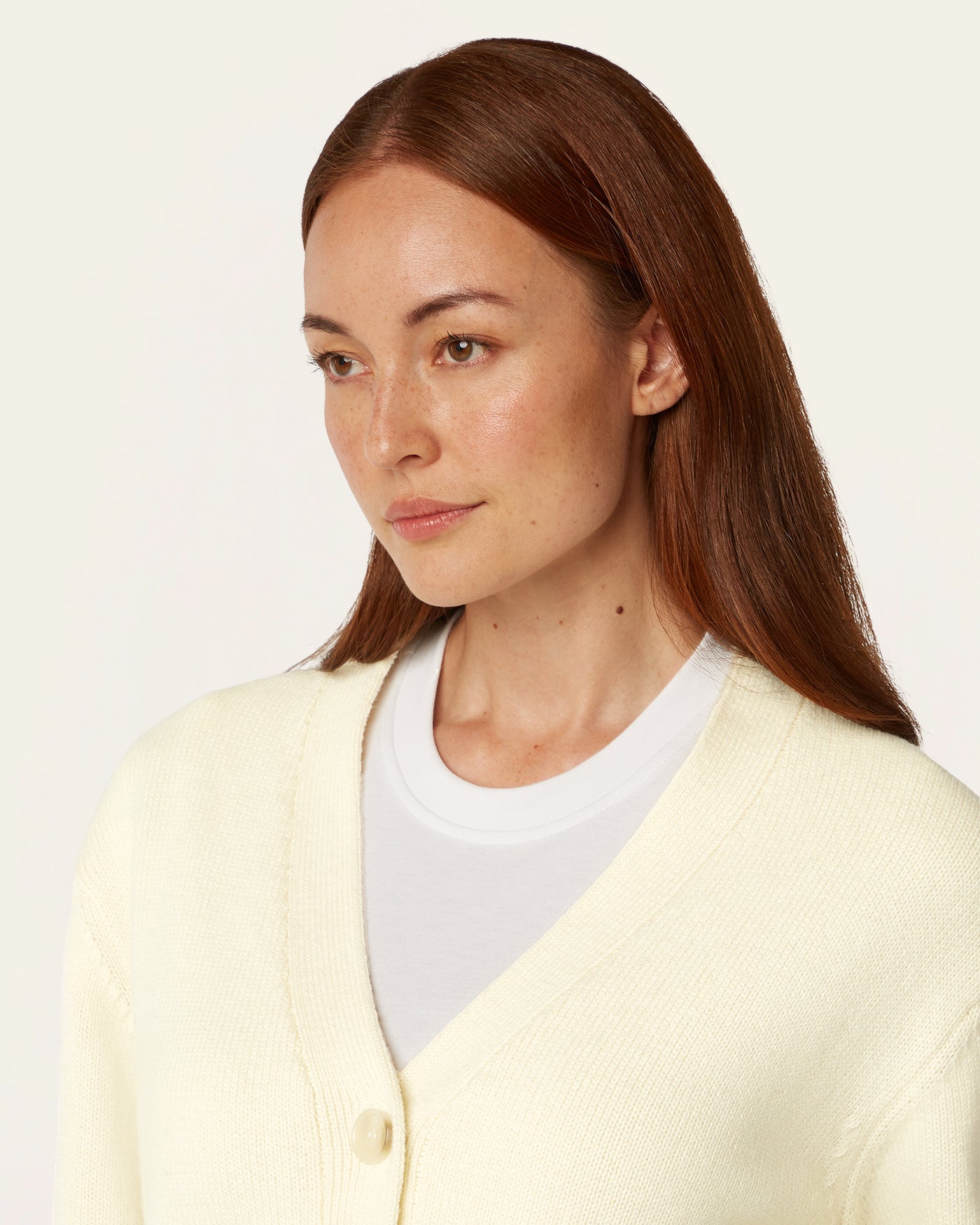 Heavy Seawool Cardigan - Off White