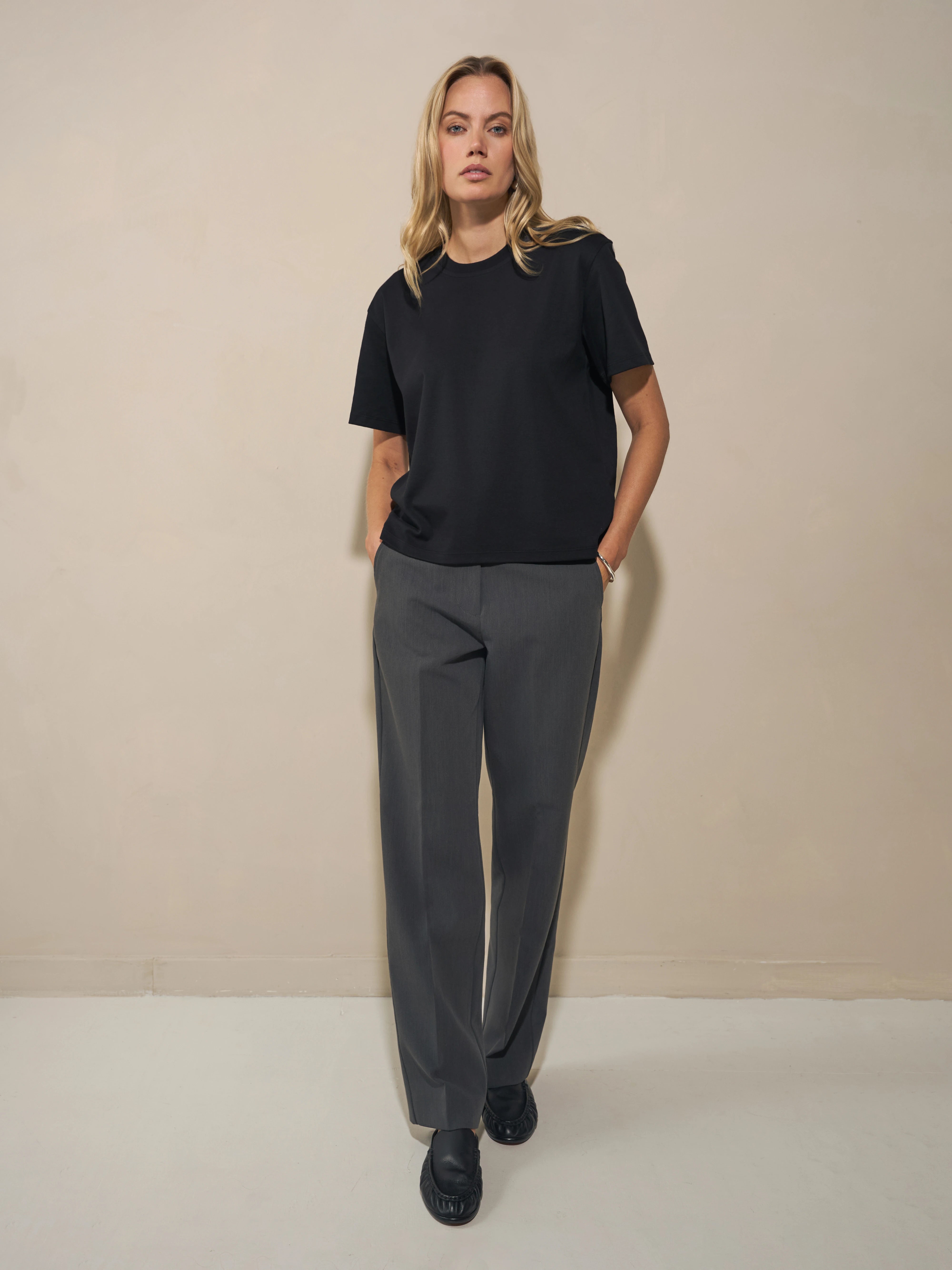 Boxy T-shirt - Black