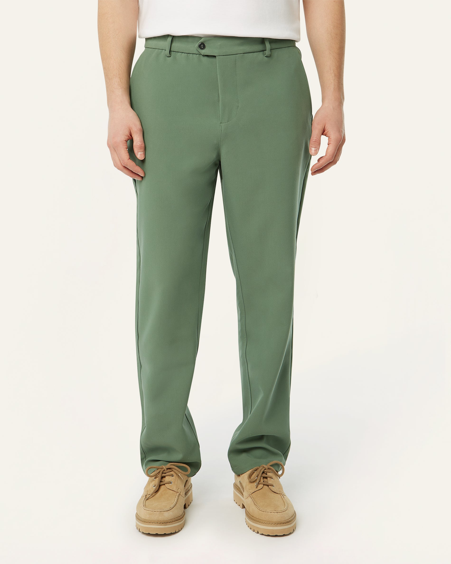 Straight pants Grass Green