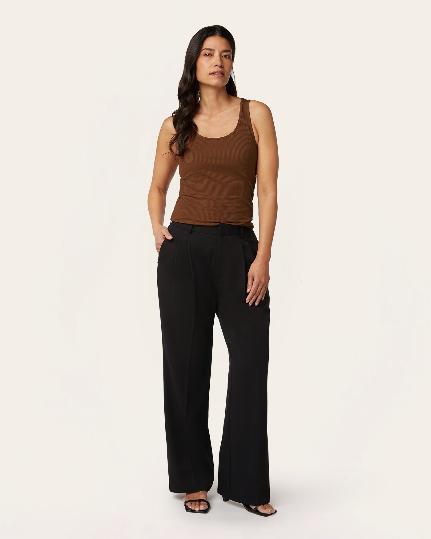 Reversible Tank top - Brown