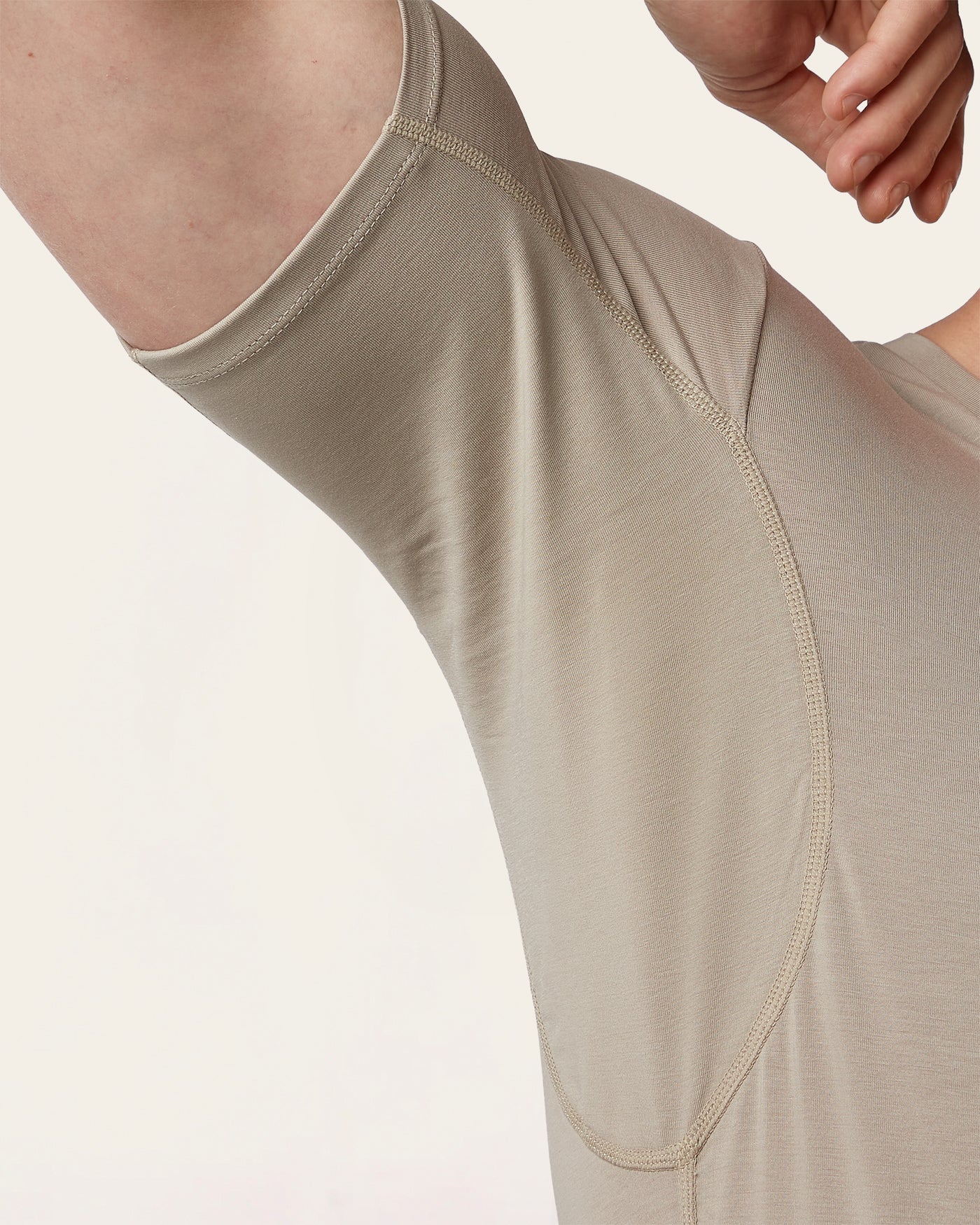 V-neck Sweat-proof undershirt khaki