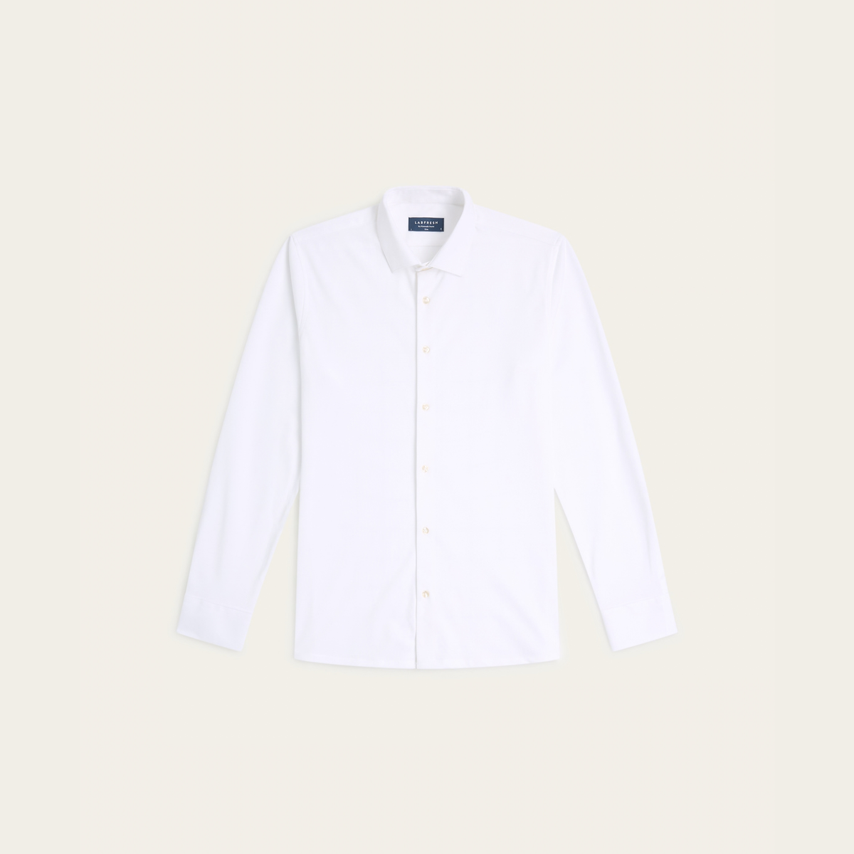 Seawool sweater & Knitted non-iron shirt bundle | White & Olive