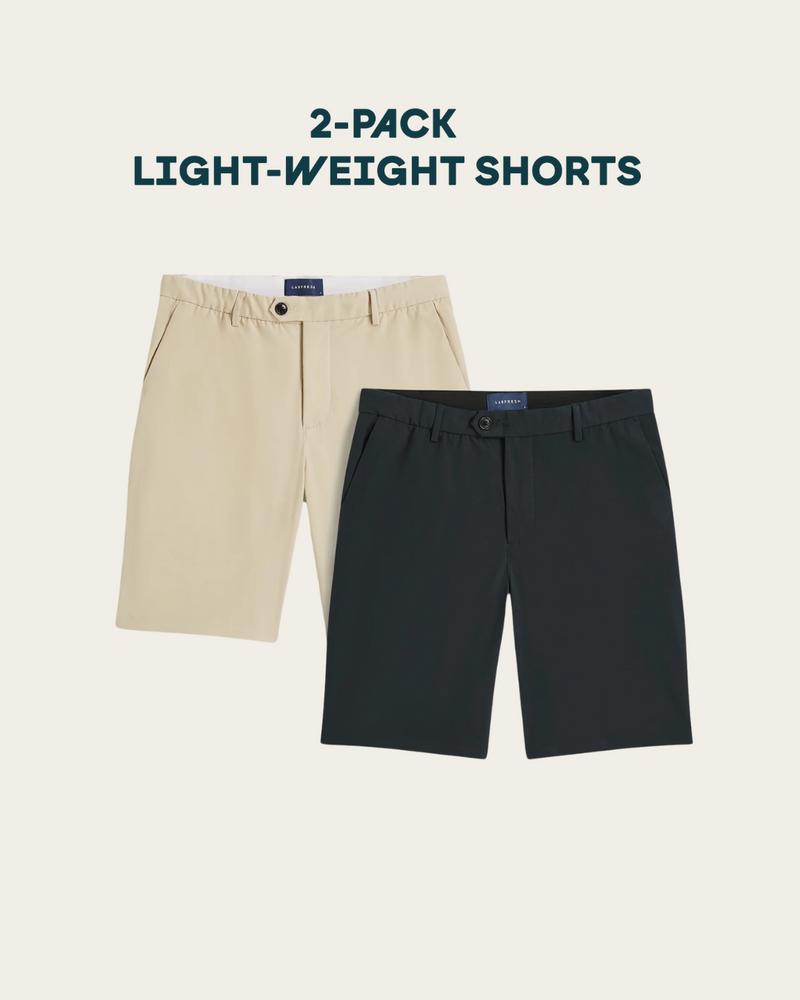 Light-weight shorts 2-pack bundle