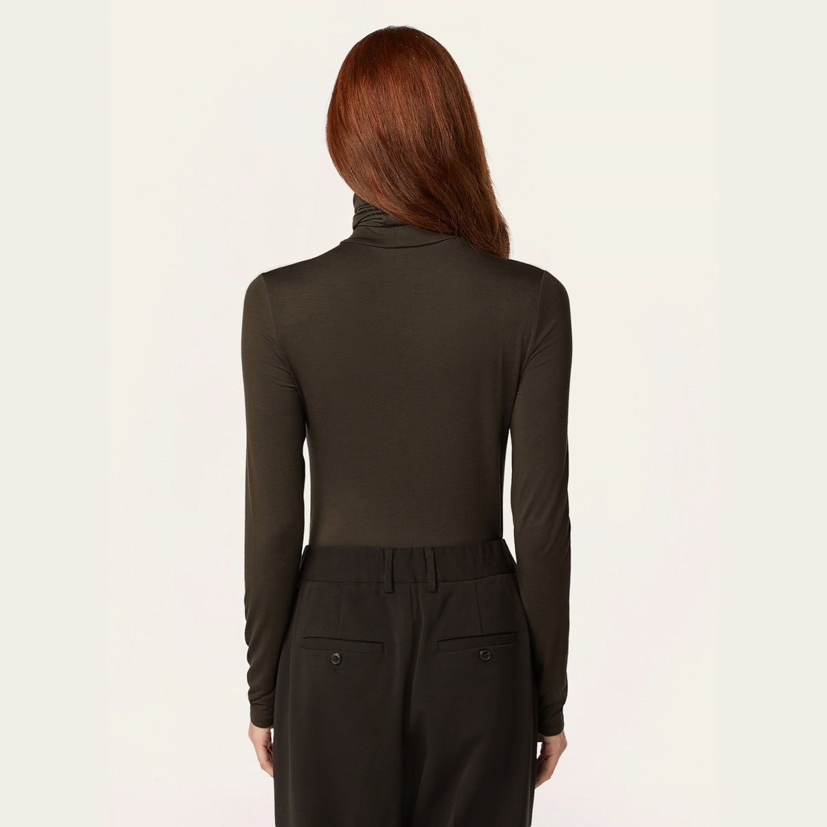 Turtleneck Knit - Dark Brown