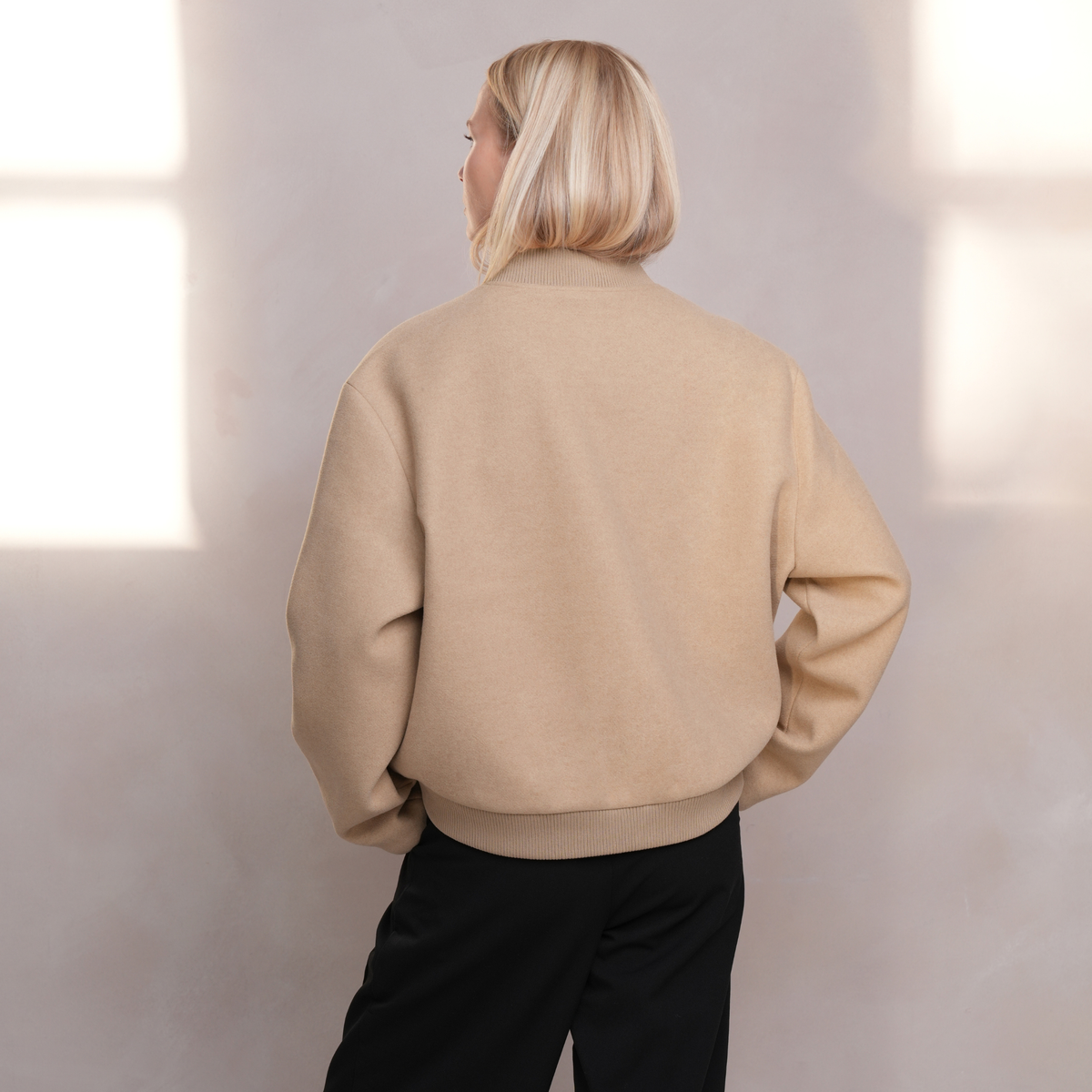 Bomber Jacket - Camel