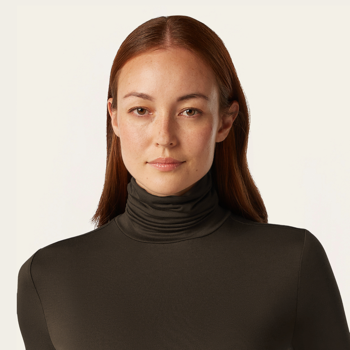 Turtleneck Knit - Dark Brown