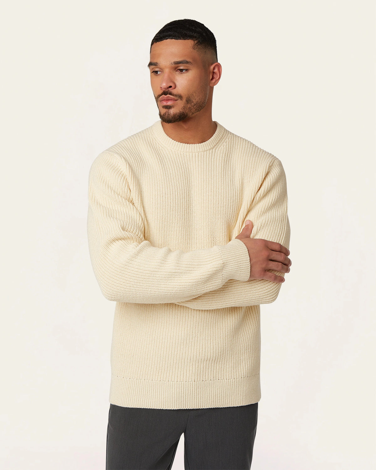 Heavy Seawool Crewneck Off white