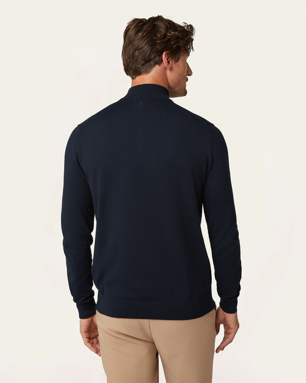 Seawool Half Zip Navy
