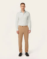 Knitted non-iron shirt Cloud Grey