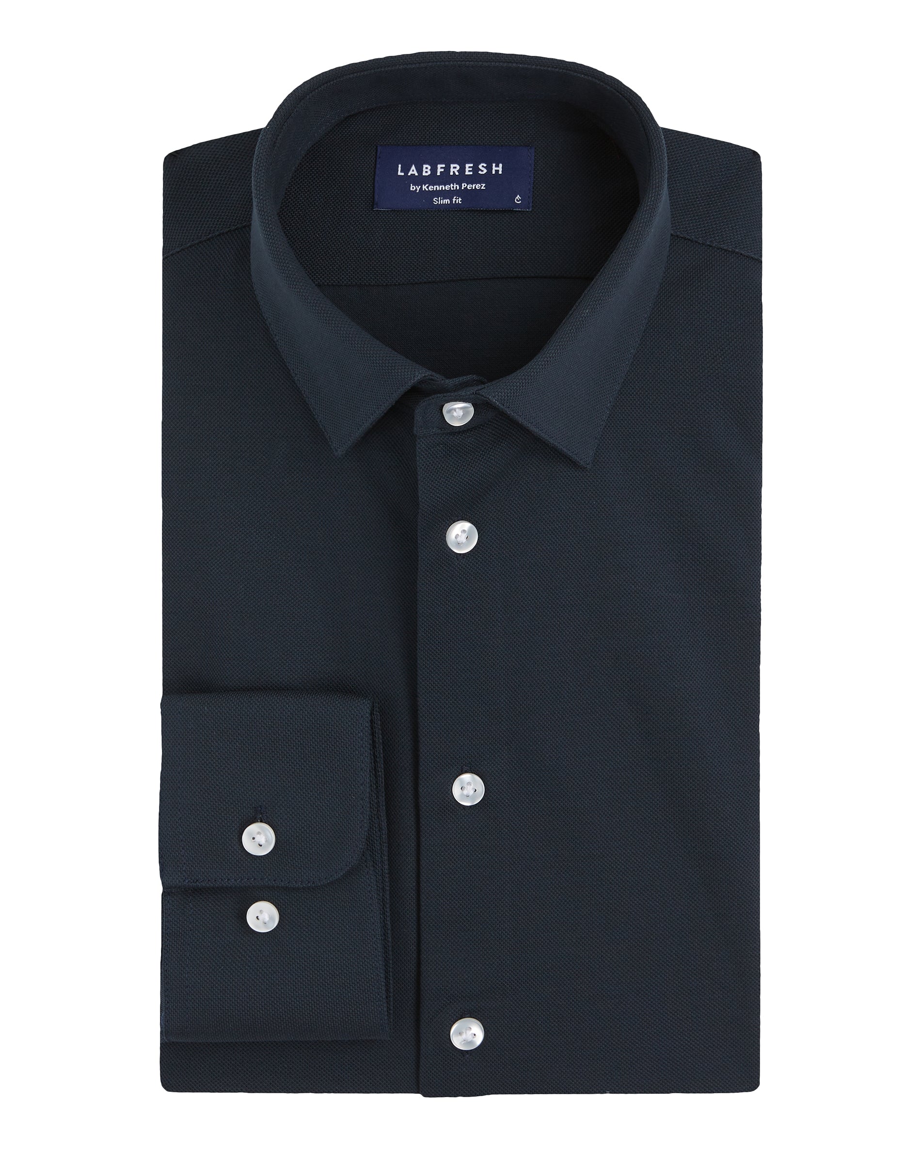 Knitted shirt navy