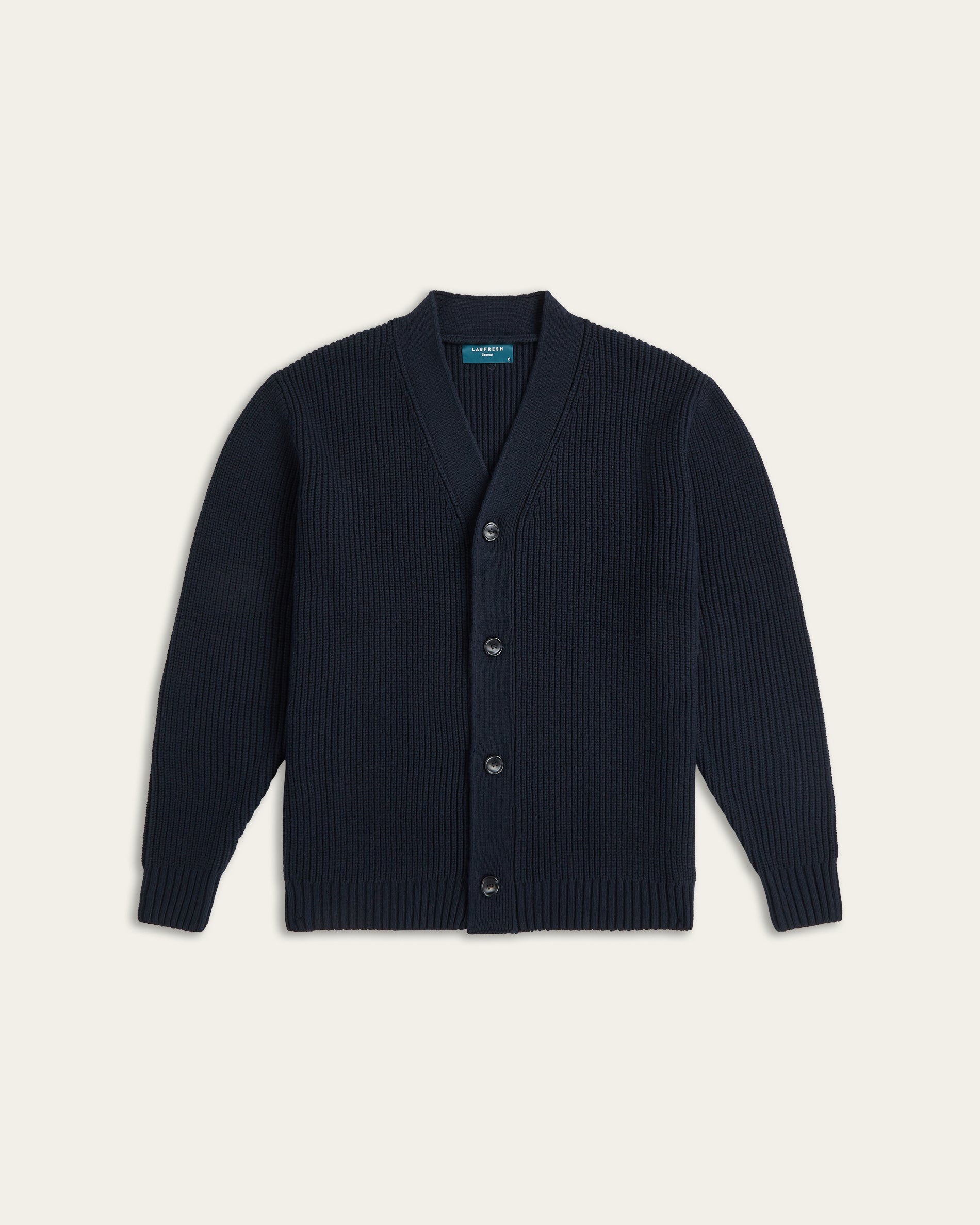 Heavy Seawool Cardigan Navy