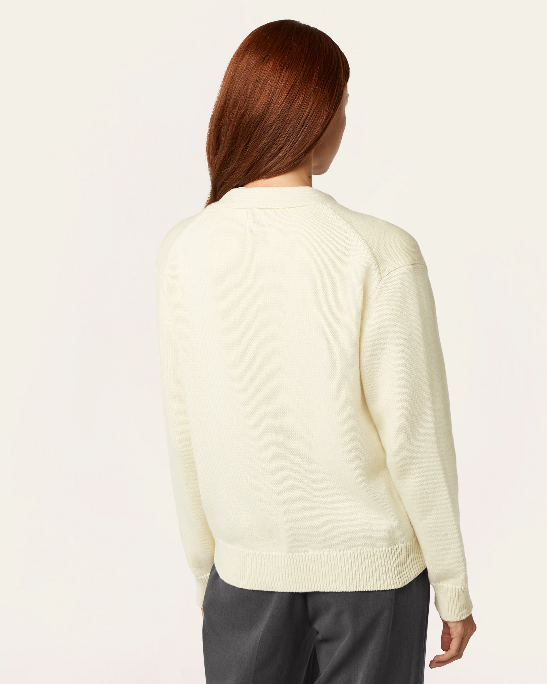 Heavy Seawool Cardigan - Off White