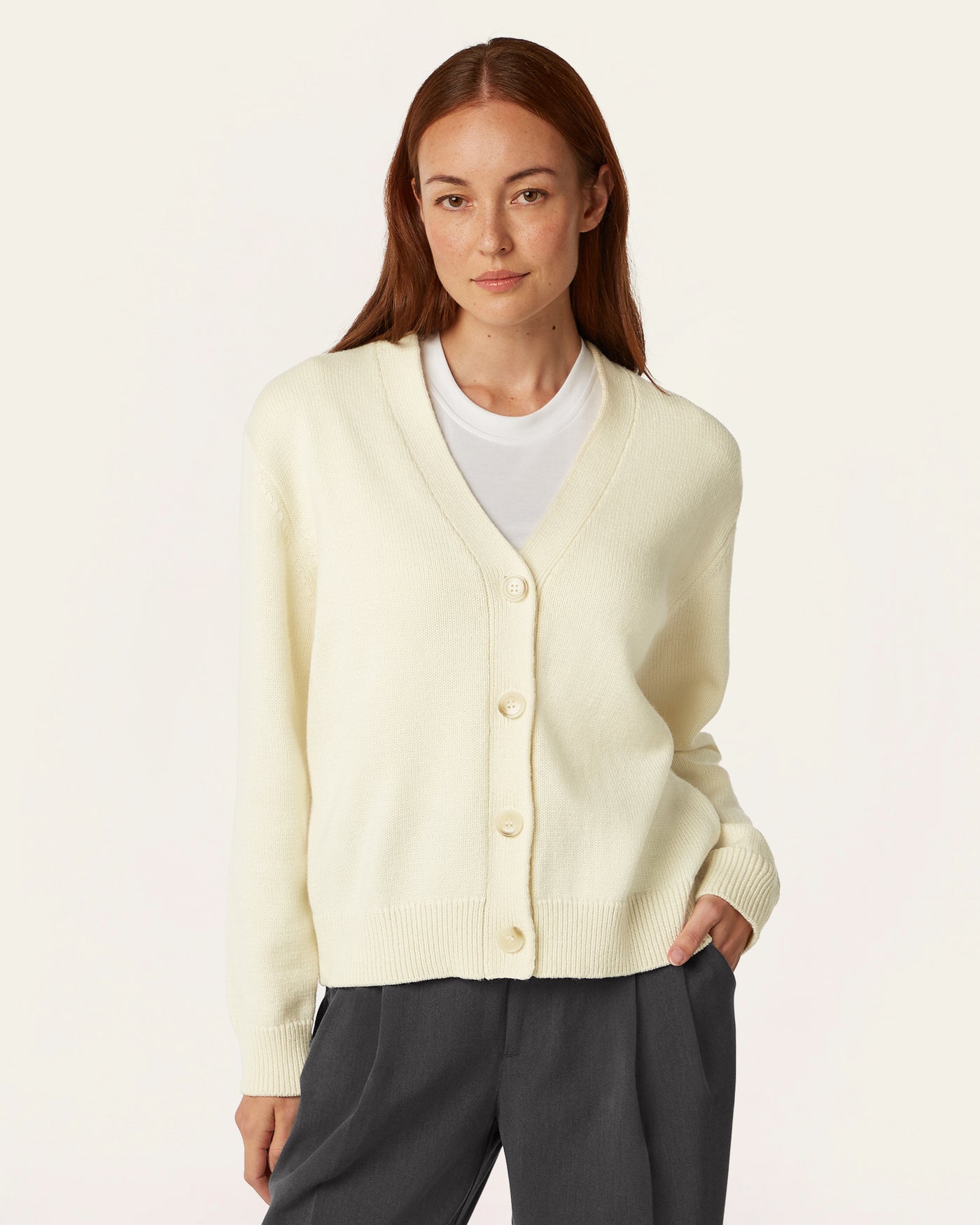 Heavy Seawool Cardigan - Off White