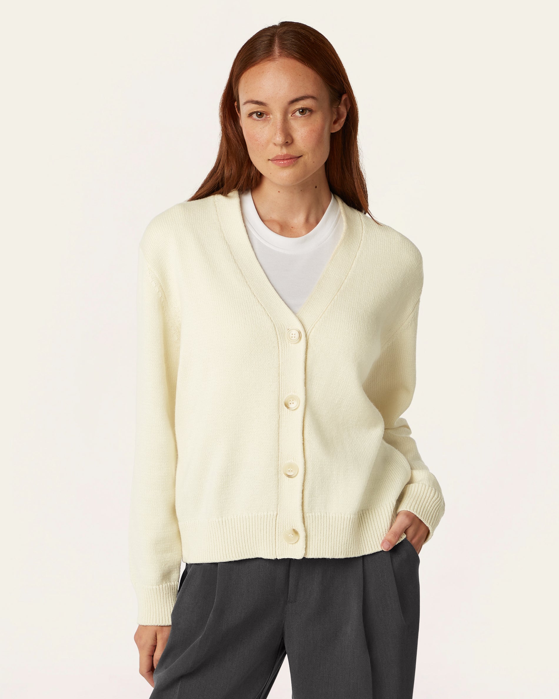 Heavy Seawool Cardigan - Off White