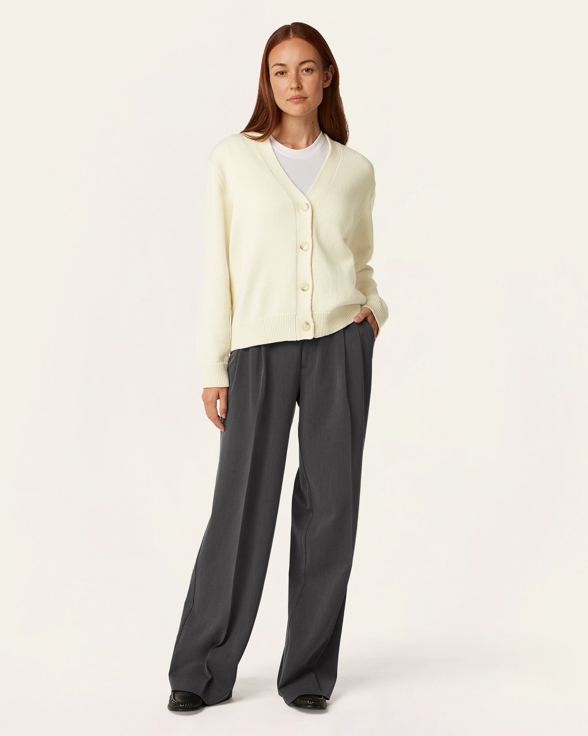 Heavy Seawool Cardigan - Off White