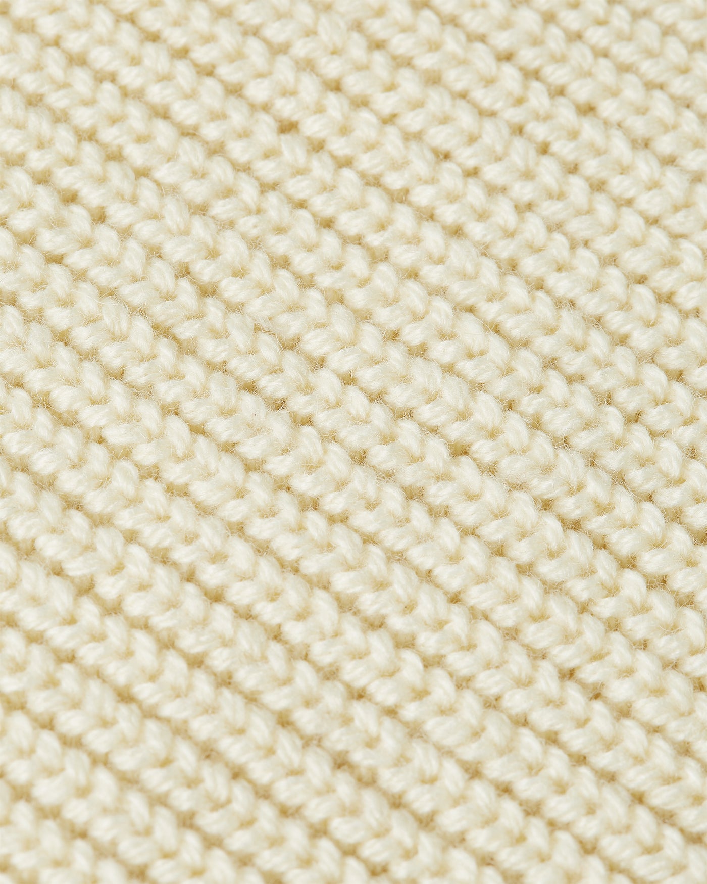 Heavy Seawool Full Zip Cardigan Off White