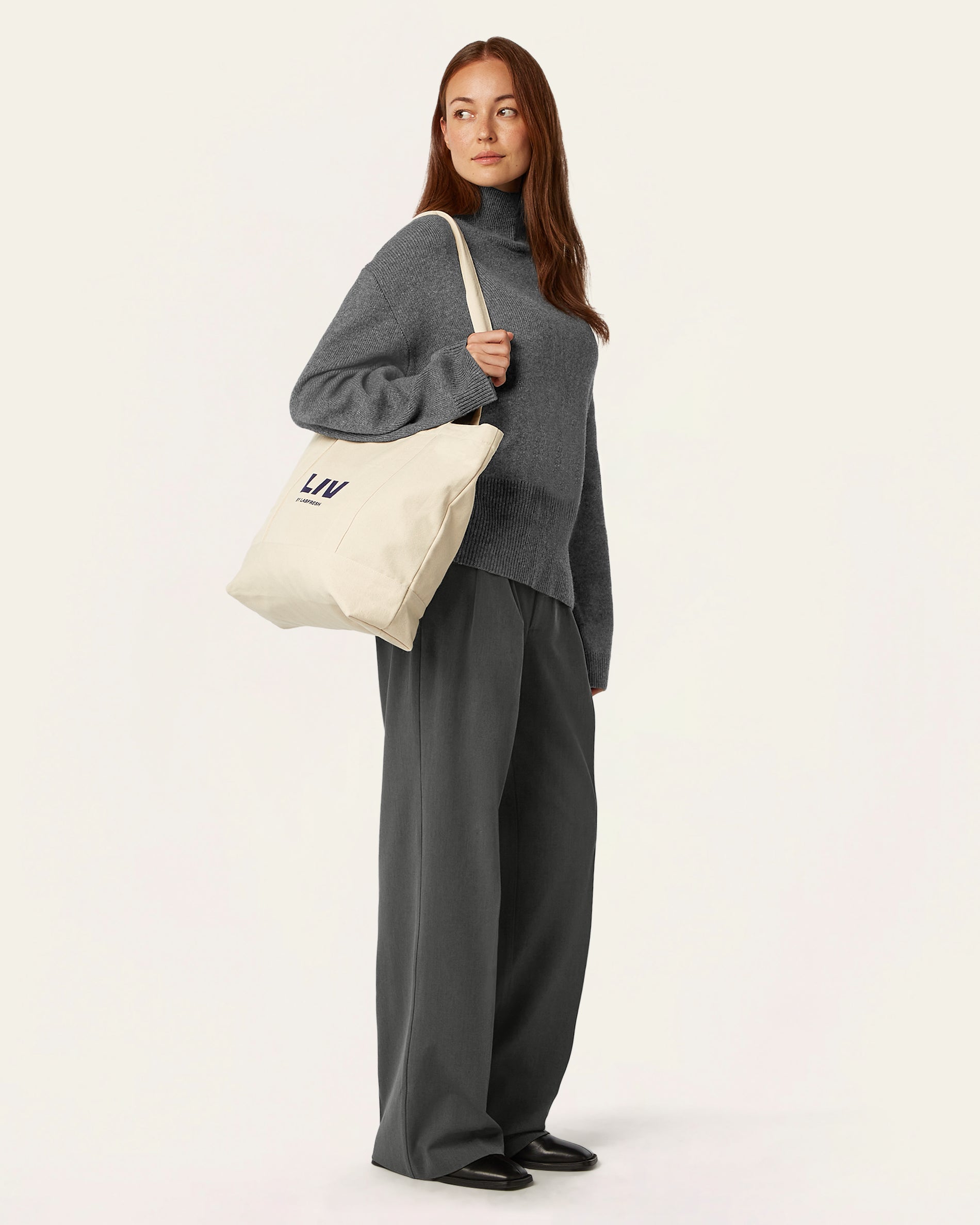 Heavy Seawool Turtleneck - Dark Grey