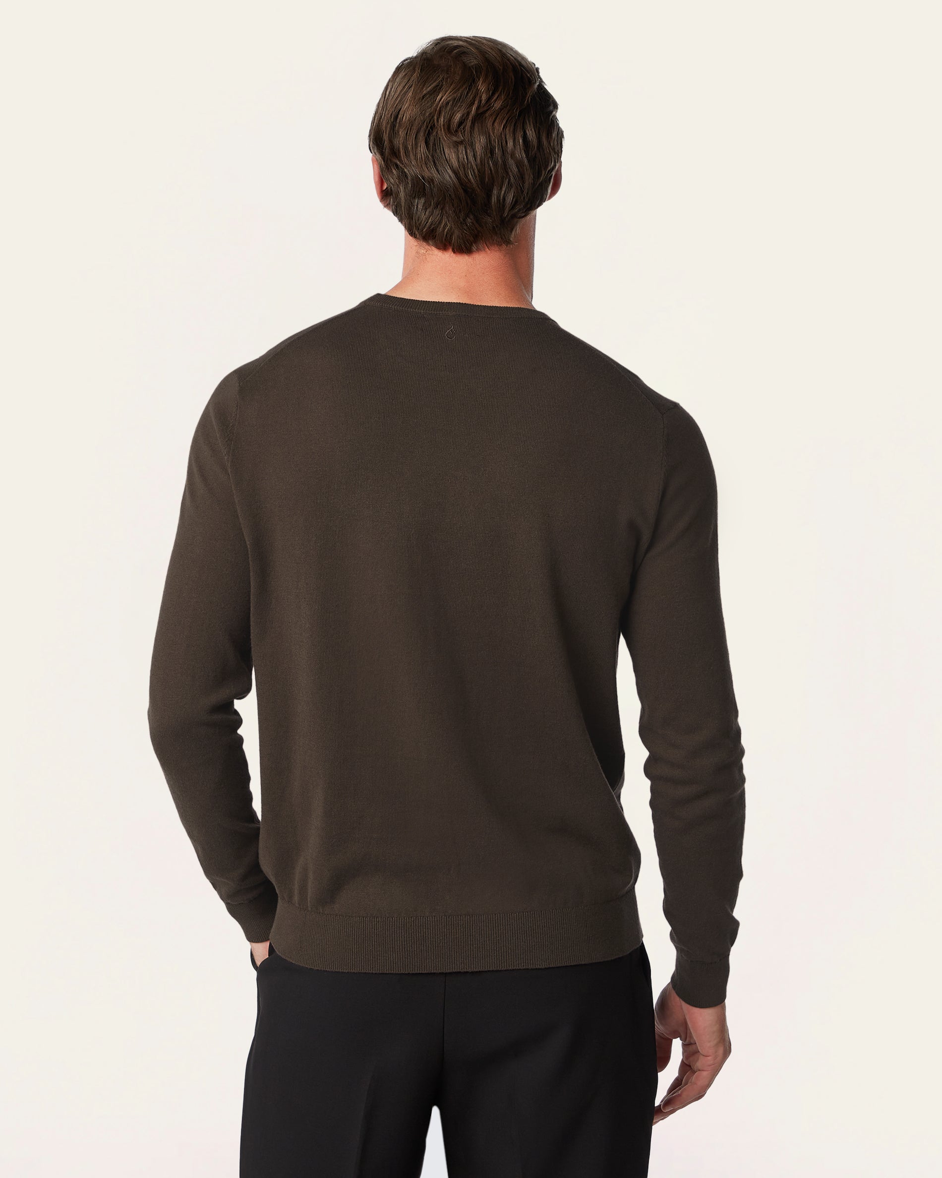 Seawool Crewneck Dark Brown