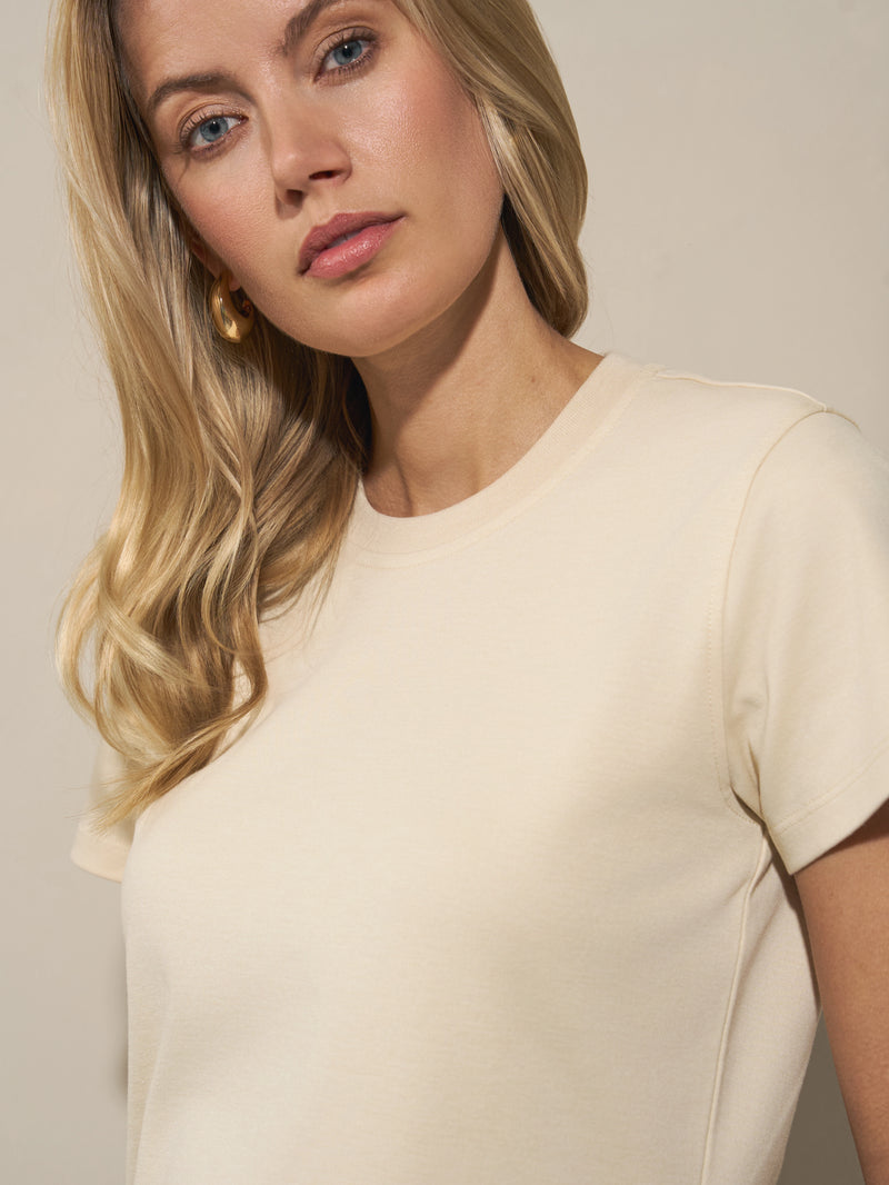 Slim T-shirt - Beige