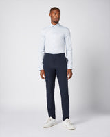 Prior Tech: Non-iron stretch shirt light blue