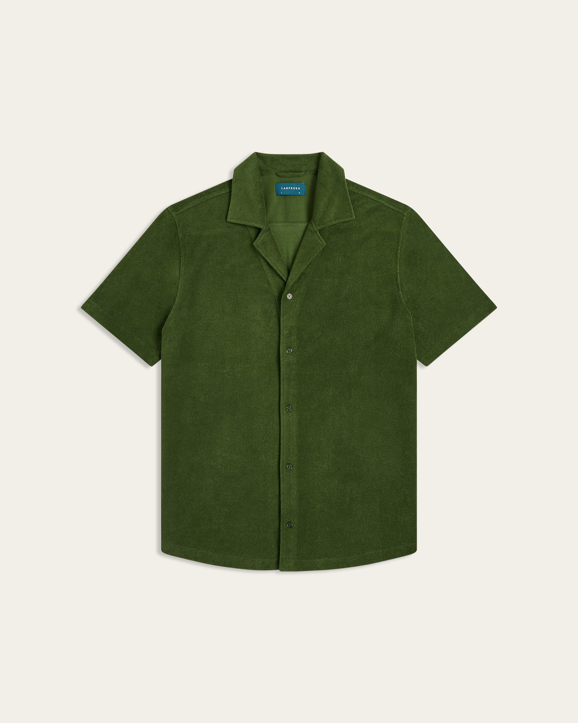 Short sleeve Terry Shirt Dark Green
