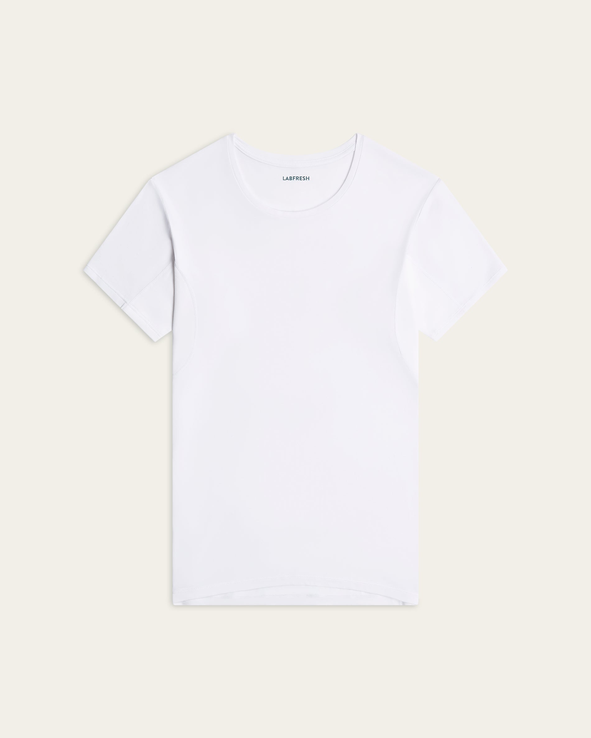 Crewneck sweat-proof undershirt white