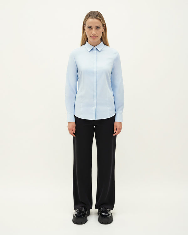 Slim fit Blouse Light Blue