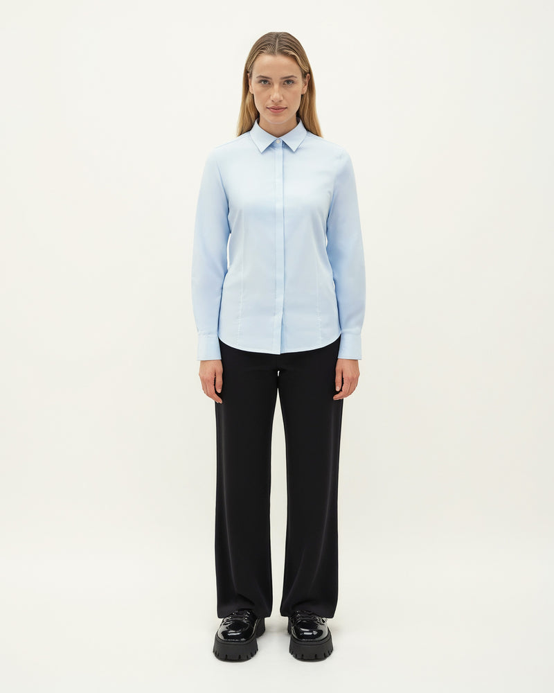 Slim fit Blouse Light Blue
