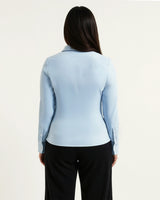 Slim fit Blouse Light Blue