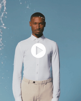 Prior Tech: Non-iron stretch shirt light blue