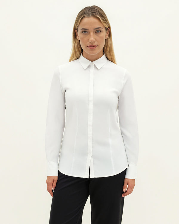 Slim fit Blouse White