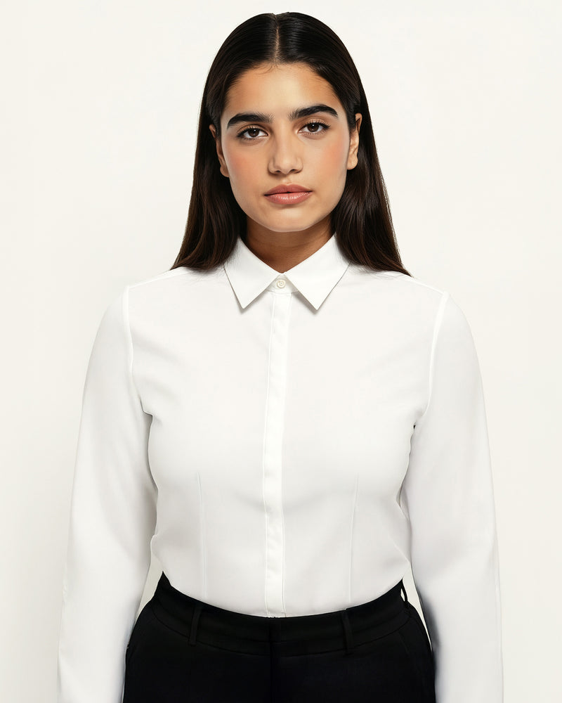 Slim fit Blouse White